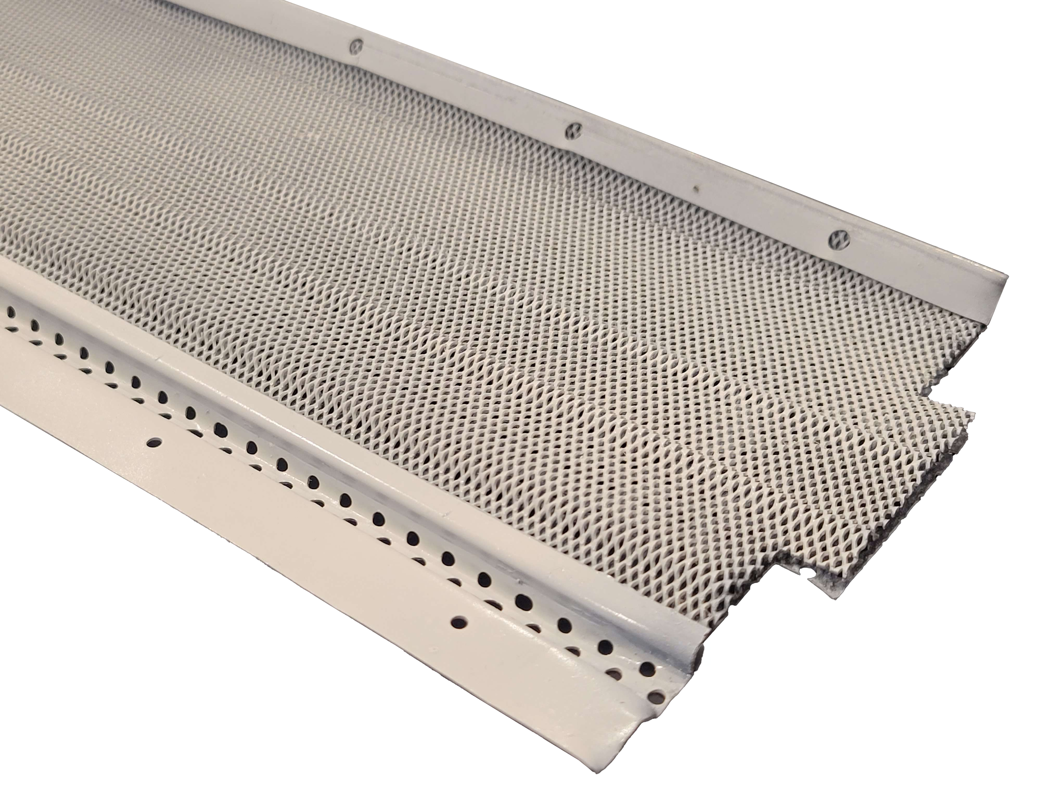 Active Mesh aluminum mesh gutter protection system - detailed view